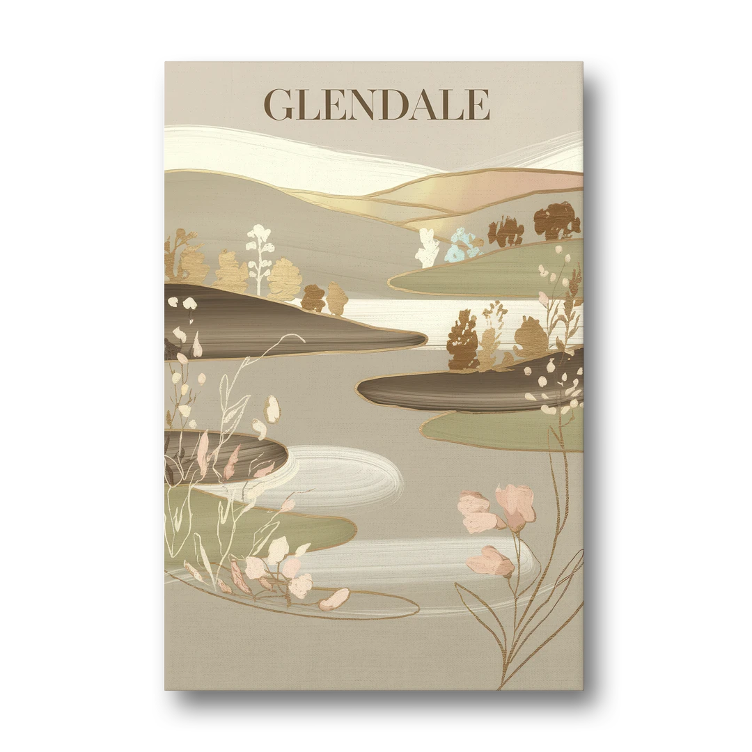 Glendale Rustic Elegance - Canvas Wall Art - Front