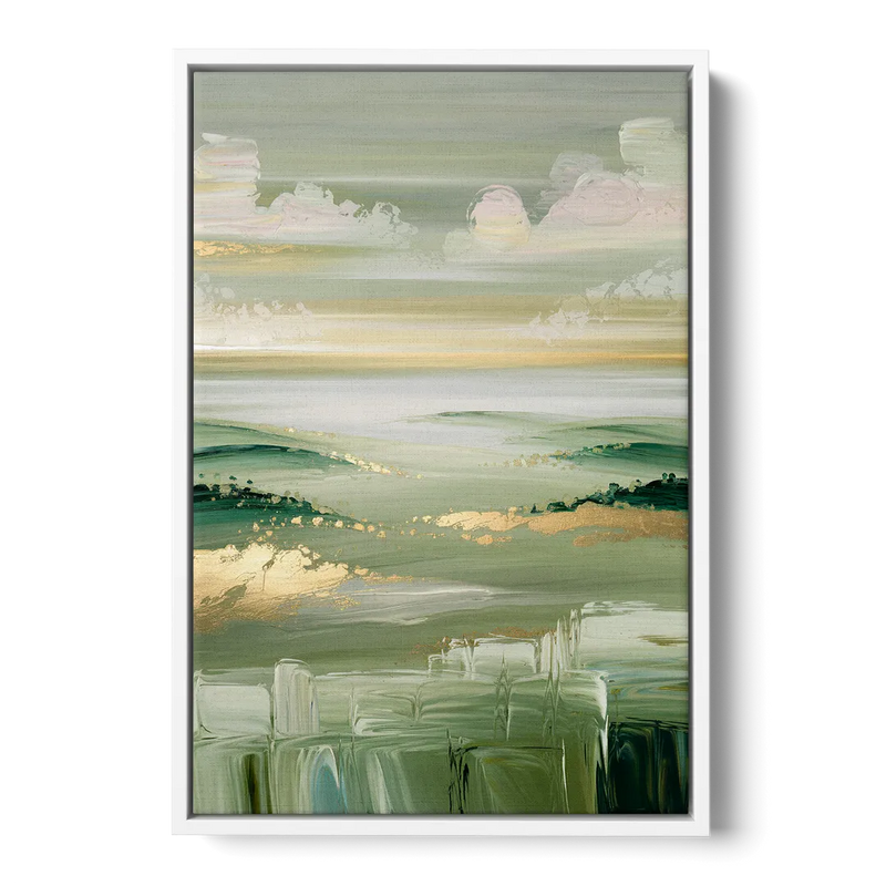 Glendale Scenic Horizons Front - White Canvas Wall Art