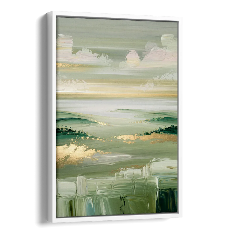 Glendale Scenic Horizons Side - White Canvas Wall Art