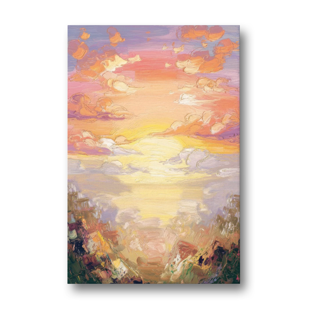 Glendale Sunset Views - Canvas Wall Art - Front