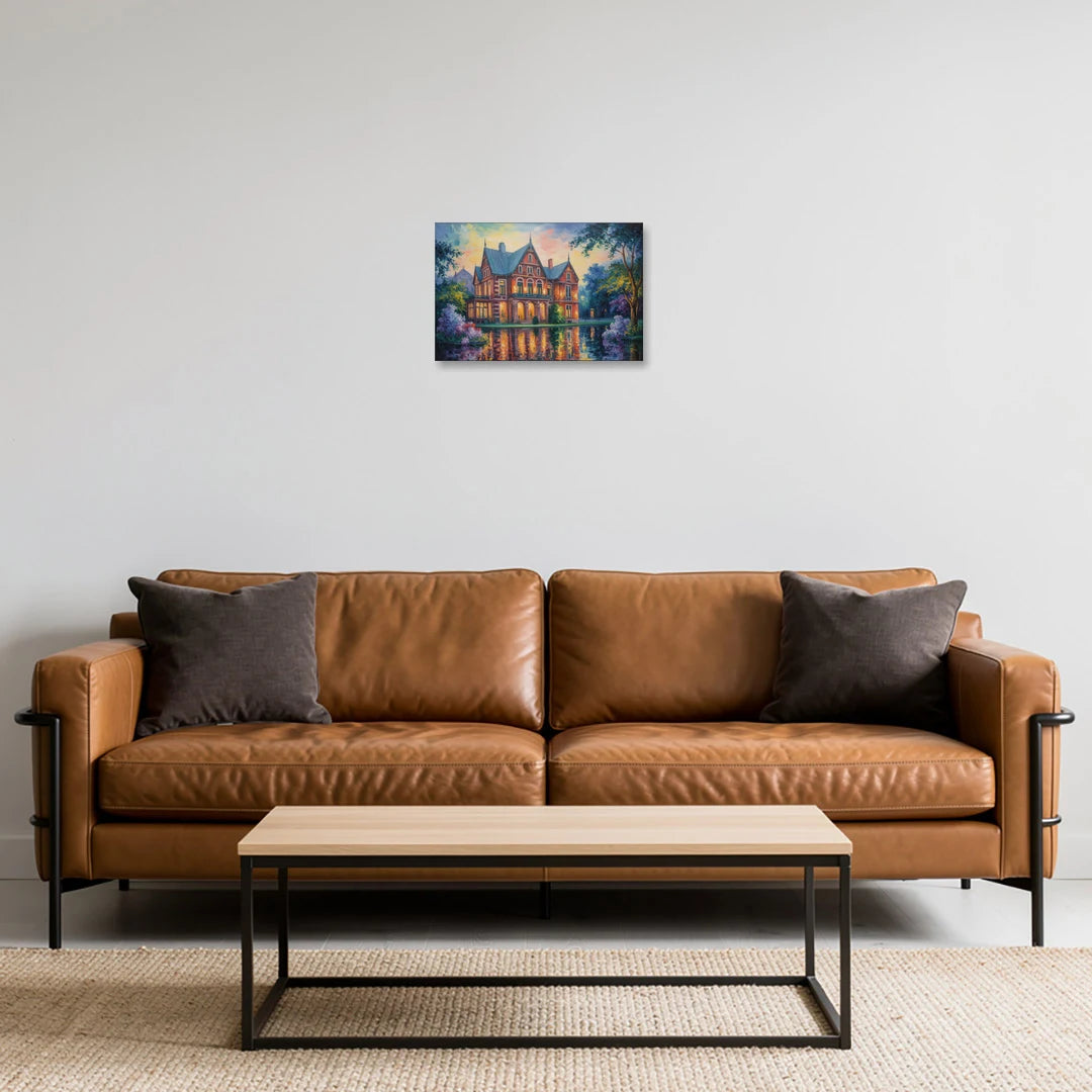 Goethe House Heritage - Canvas Wall Art - Sofa - 18x12