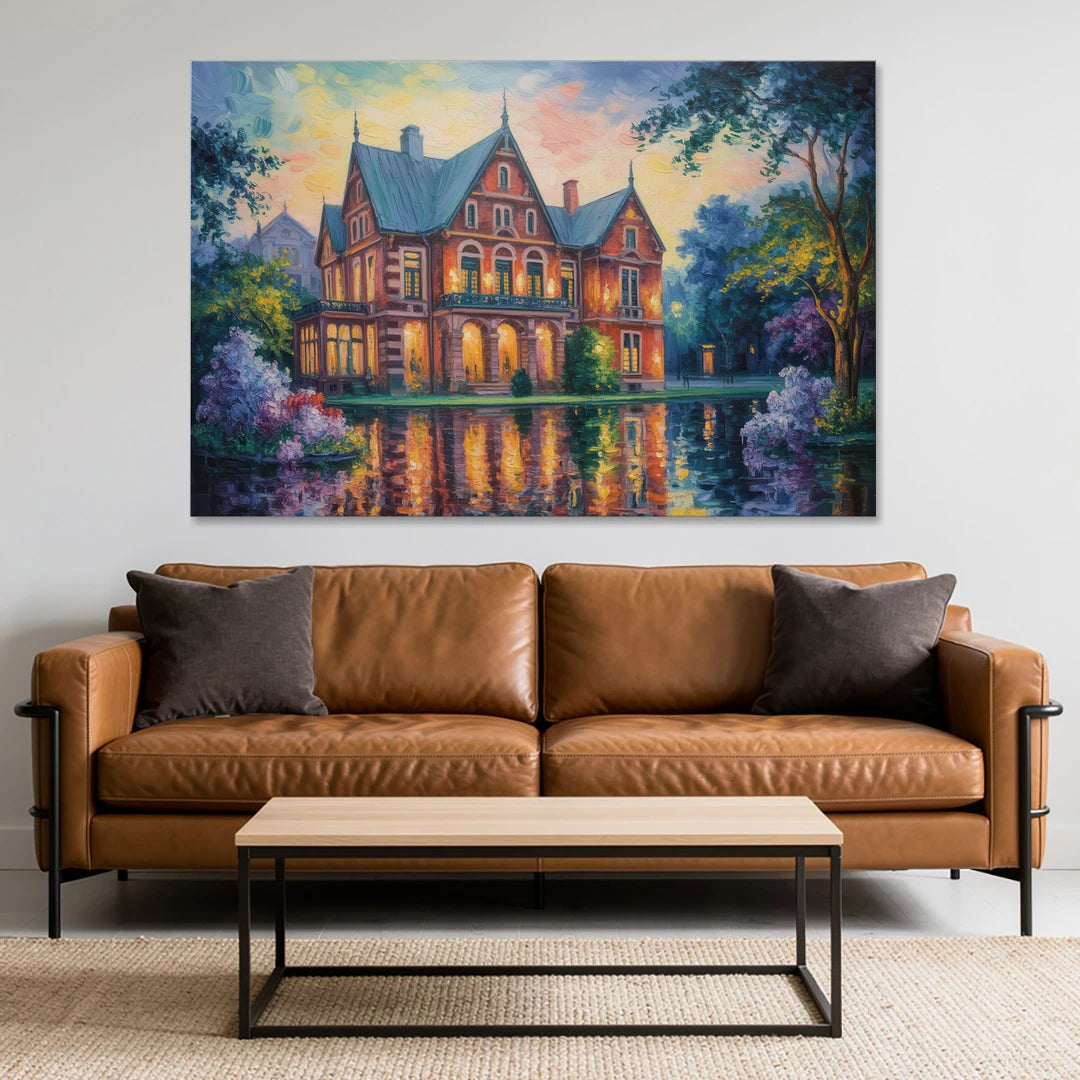 Goethe House Heritage - Canvas Wall Art - Sofa - 60x40