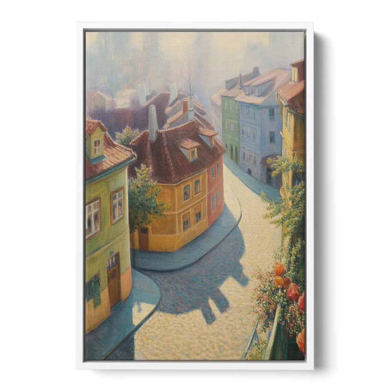 Golden Lane Stories Front - White Canvas Wall Art