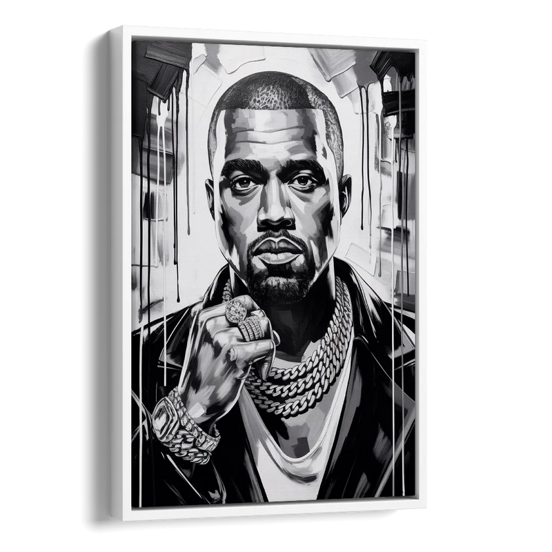 Graduation 2.0 Side - White Canvas Wall Art