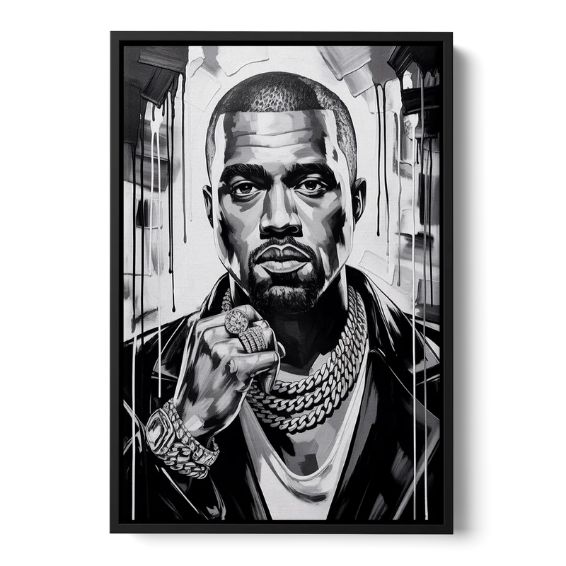 Graduation 2.0 Front - Black Canvas Wall Art