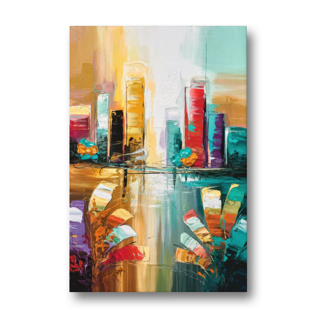 Grand Rapids Artistic City Vibes - Canvas Wall Art - Front