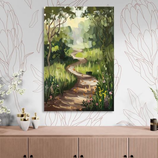 Greensboro Nature Trails Living Room - Canvas Wall Art