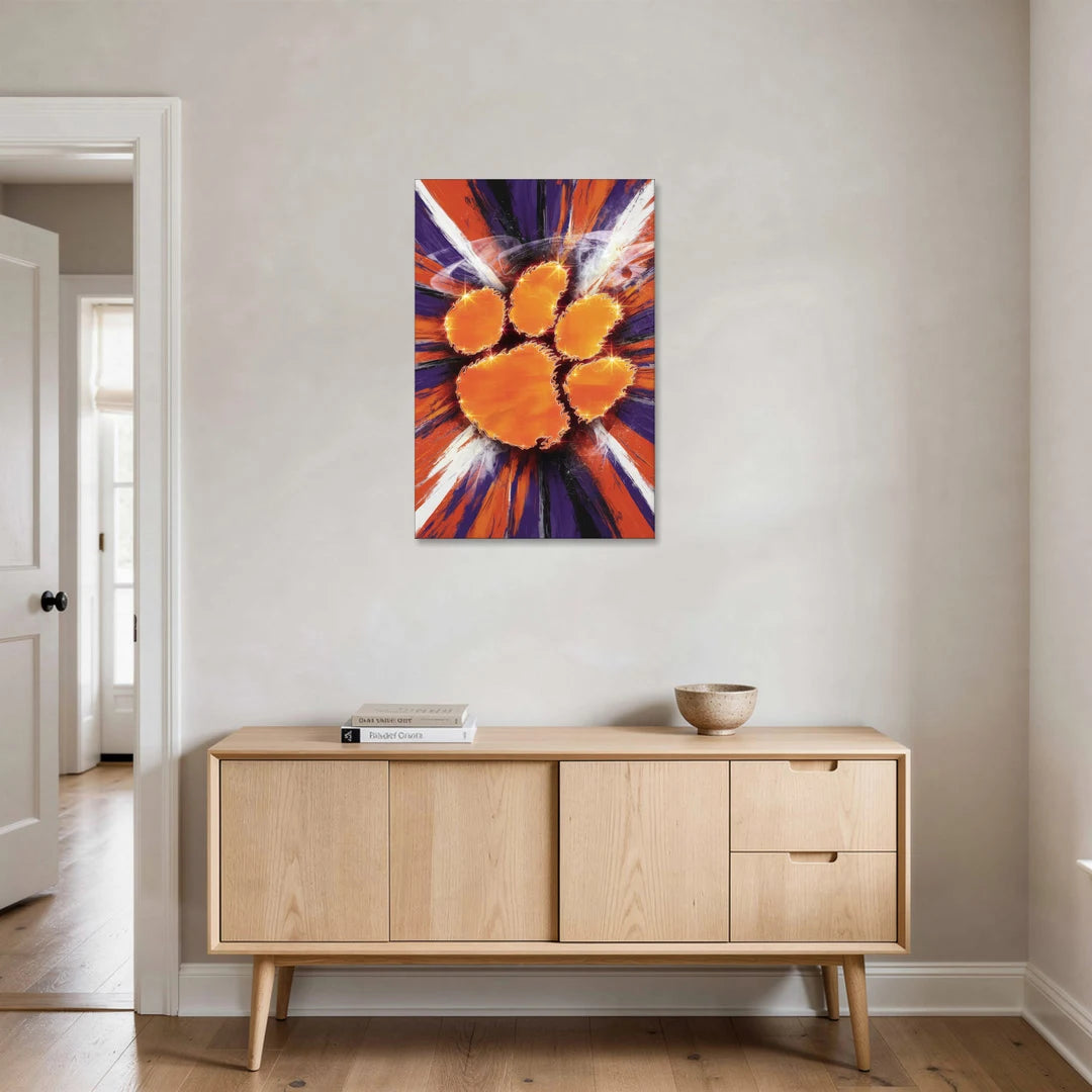 Greenville Clemson Tigers Pride - Canvas Wall Art - Coffee Table - 24x36