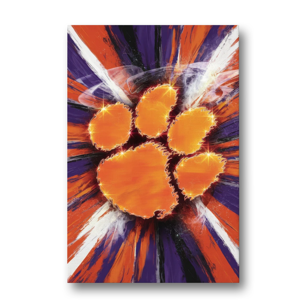 Greenville Clemson Tigers Pride - Canvas Wall Art - Front