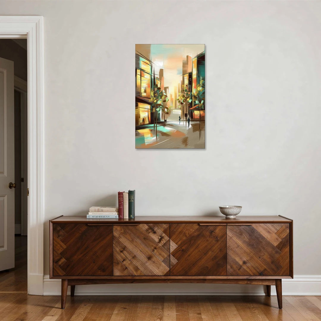 Greenville Urban Charm - Canvas Wall Art - Coffee Table - 24x36