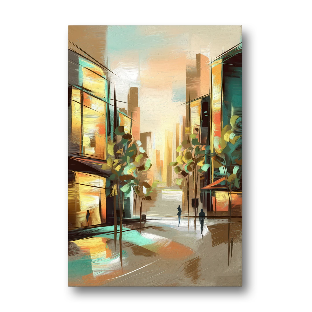Greenville Urban Charm - Canvas Wall Art - Front