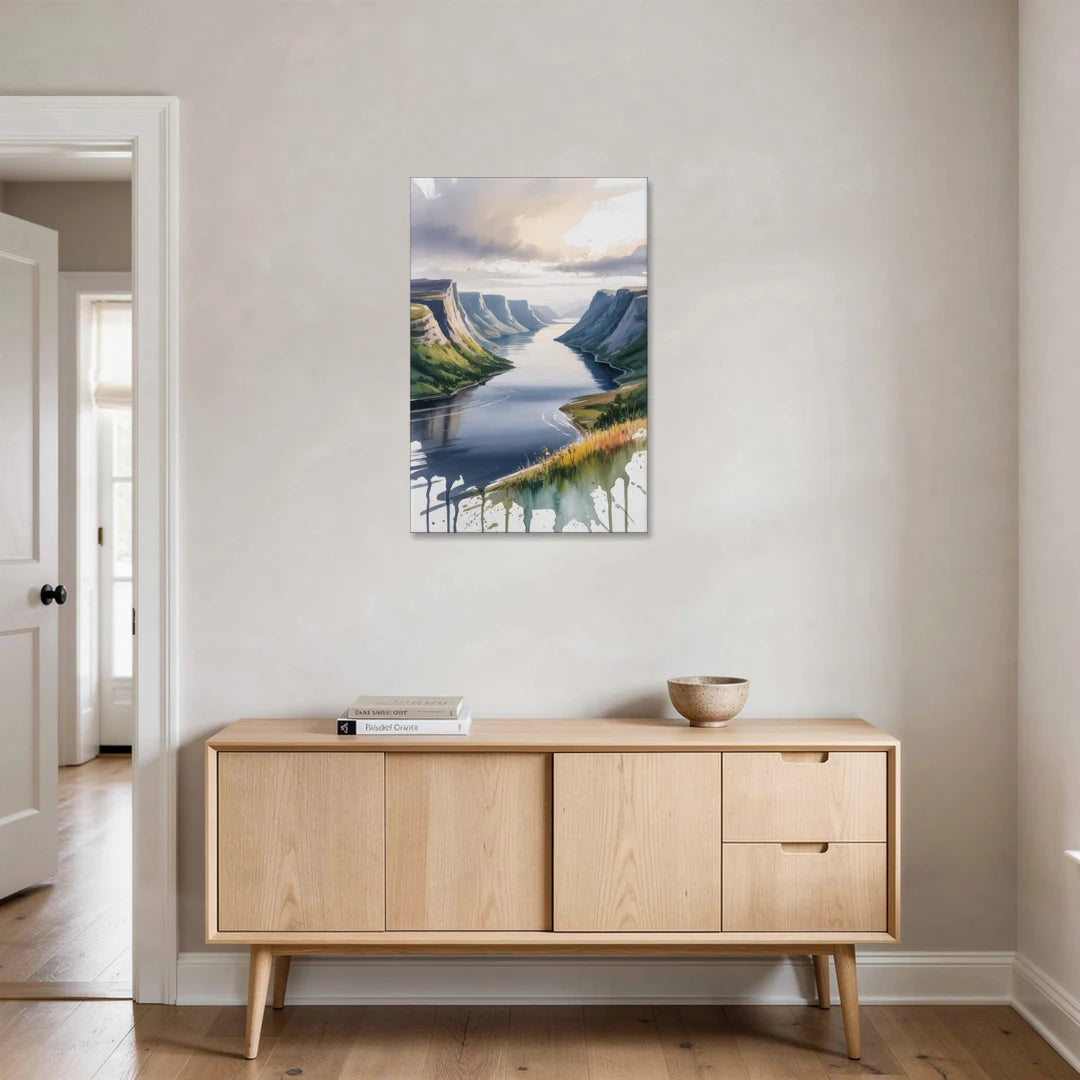 Gros Morne Fjords - Canvas Wall Art - Coffee Table - 24x36