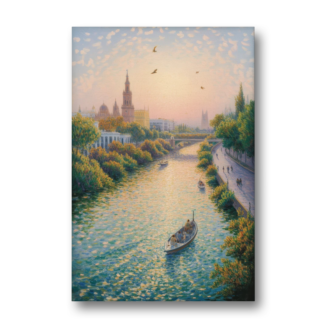 Guadalquivir Glimpse - Canvas Wall Art - Front