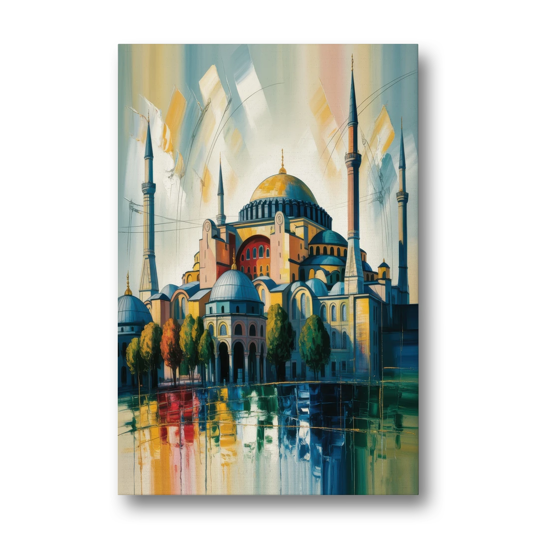 Hagia Sophia Splendor - Canvas Wall Art - Front