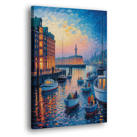 Harbor Lights - Canvas Wall Art