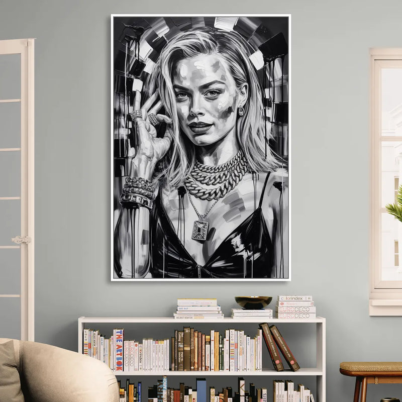 Harlequin Muse 2.0 Sitting Room - White Canvas Wall Art