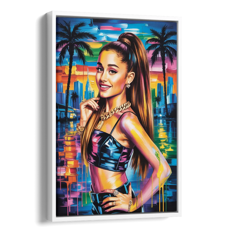Heaven Tone 2.0 Side - White Canvas Wall Art