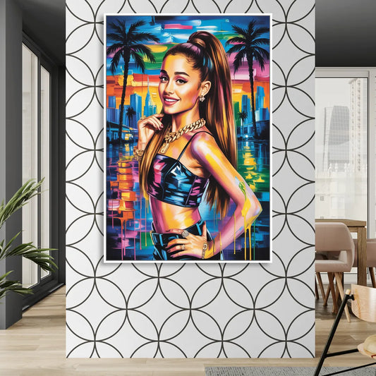 Heaven Tone 2.0 Living Room - White Canvas Wall Art