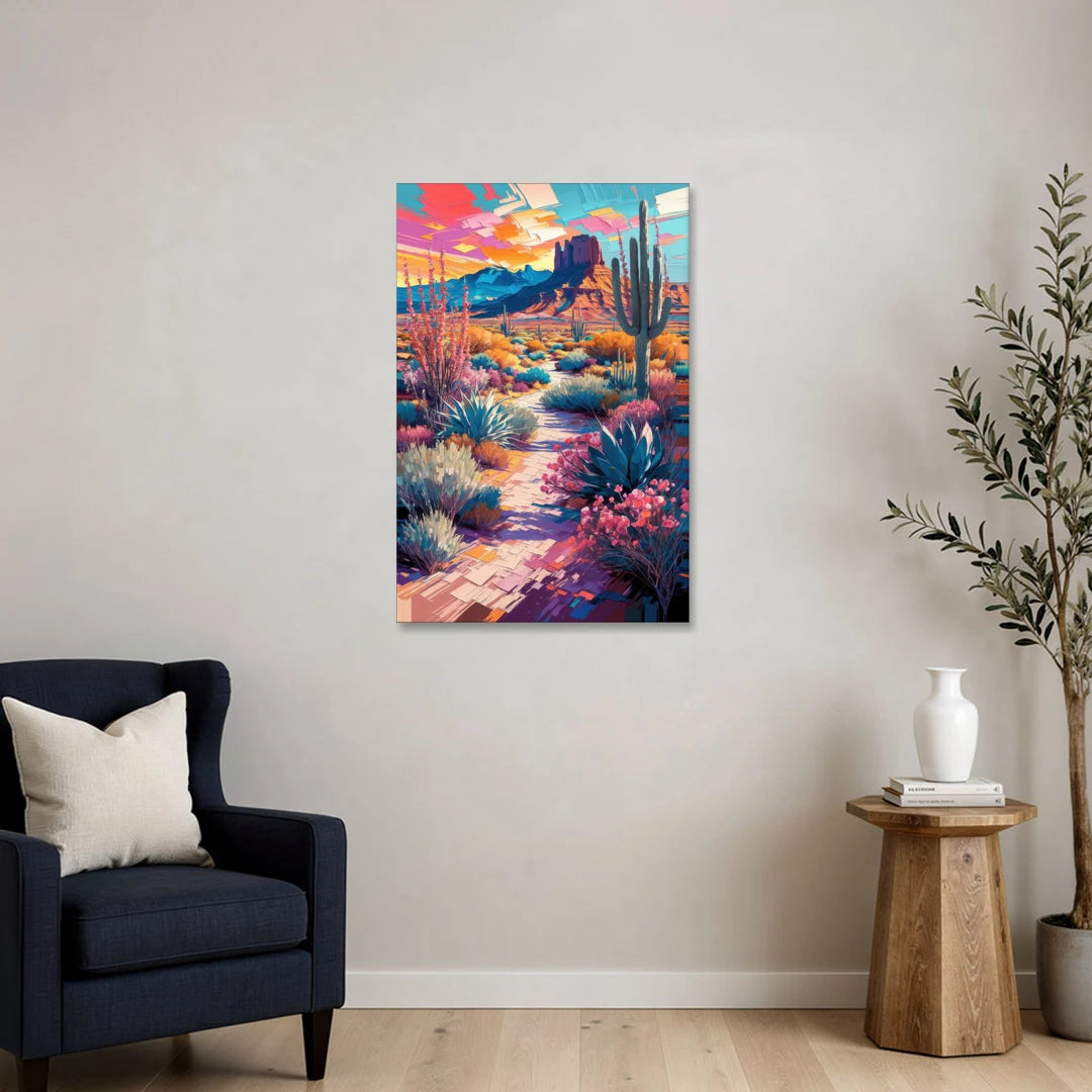 Henderson Desert Bloom - Canvas Wall Art - Sofa - 24x36