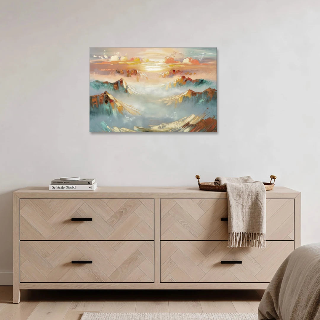 Henderson Mountain Horizon - Canvas Wall Art - Coffee Table - 36x24
