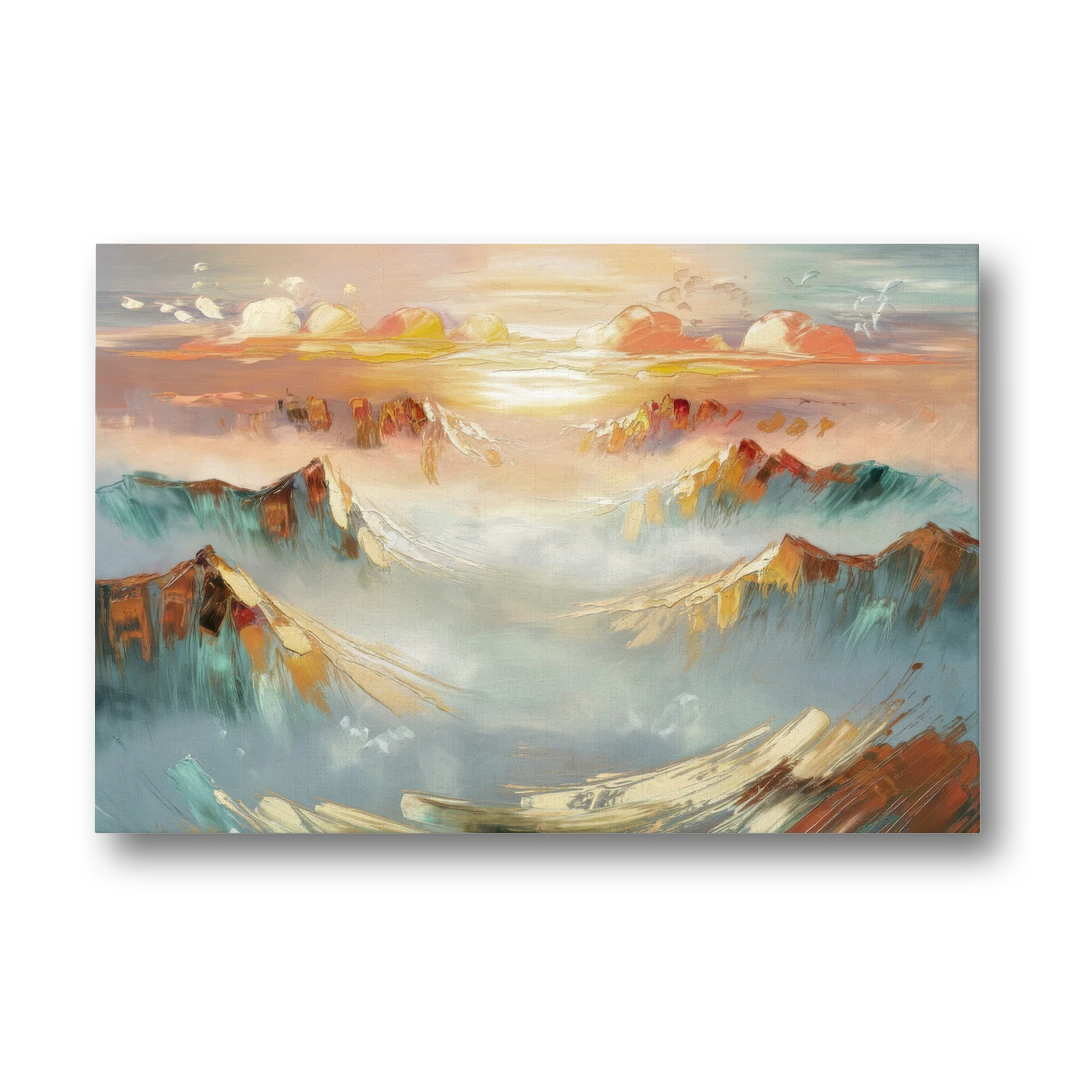 Henderson Mountain Horizon - Canvas Wall Art - Front