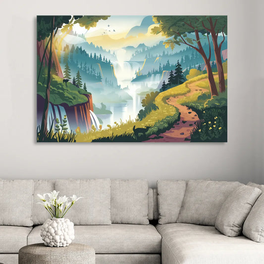 Henderson Scenic Trails Living Room - Canvas Wall Art