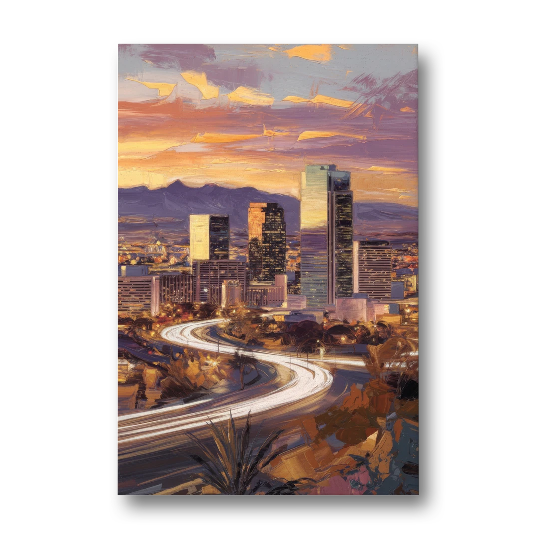 Henderson Skyline Views - Canvas Wall Art - Front