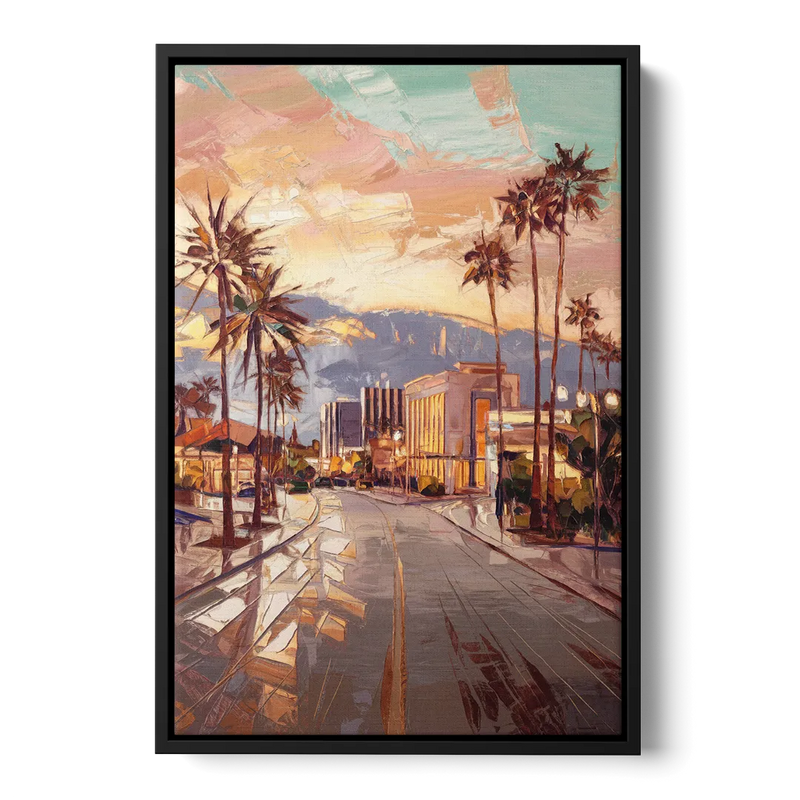 Henderson Urban Charm Front - Black Canvas Wall Art