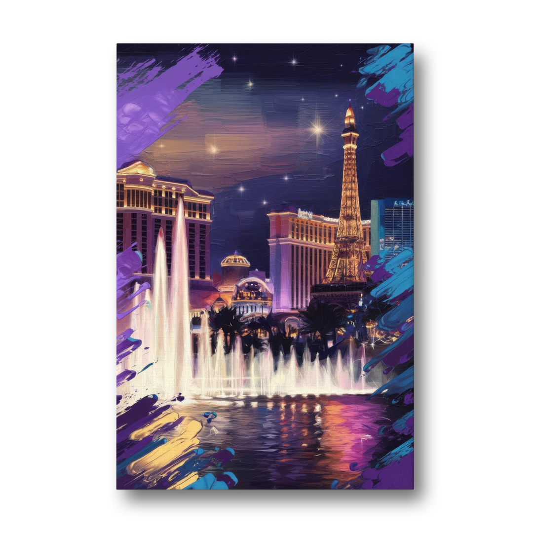 Henderson Vegas Vibes - Canvas Wall Art - Front