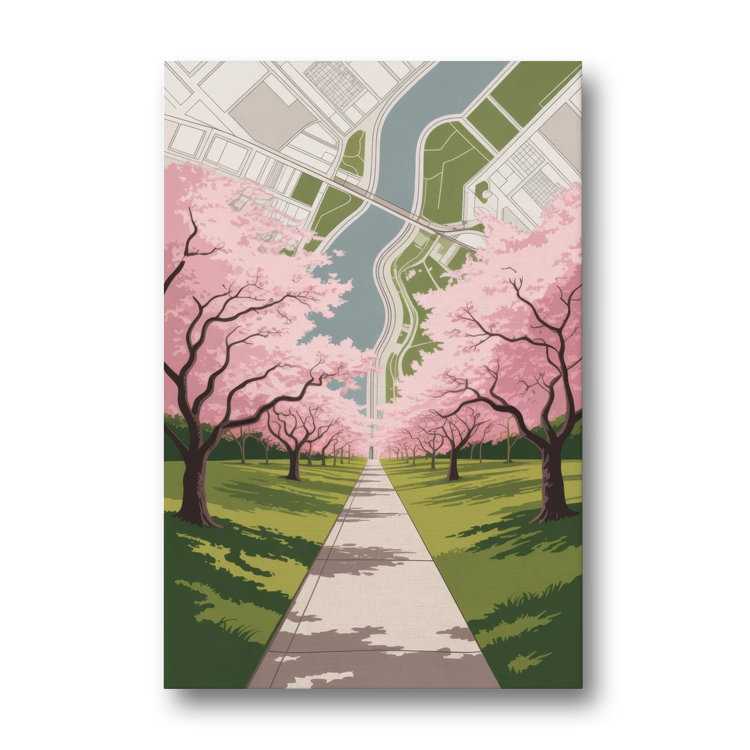 High Park Cherry Blossoms - Canvas Wall Art - Front