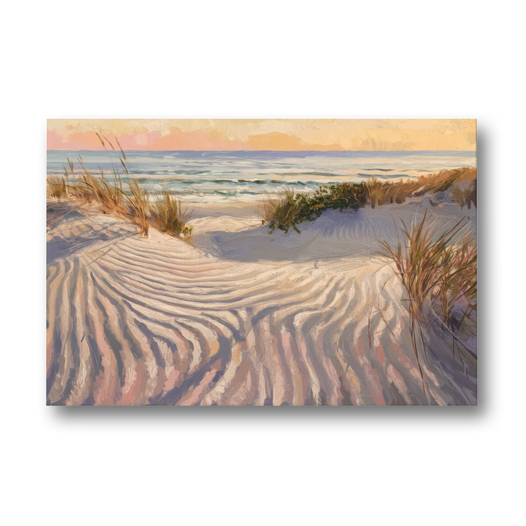 Hilton Head Island Dunes And Waves - Canvas Wall Art - Front