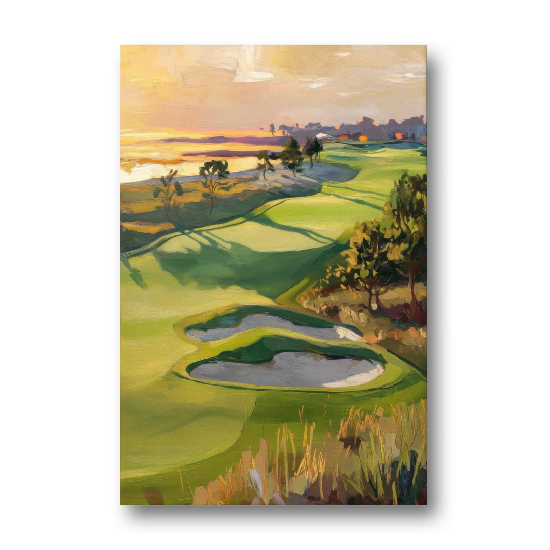 Hilton Head Island Golf Course Serenity - Canvas Wall Art - Front