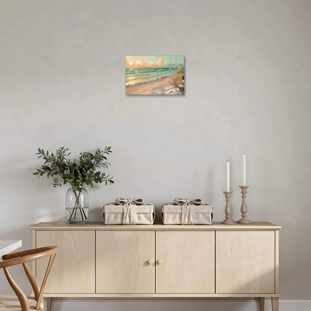 Hilton Head Island Oceanfront Sunrise - Canvas Wall Art - Coffee Table - 18x12