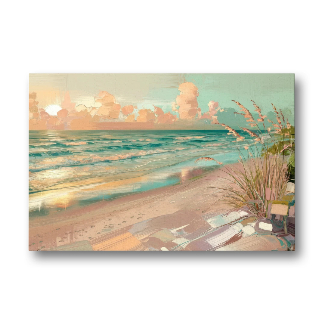 Hilton Head Island Oceanfront Sunrise - Canvas Wall Art - Front