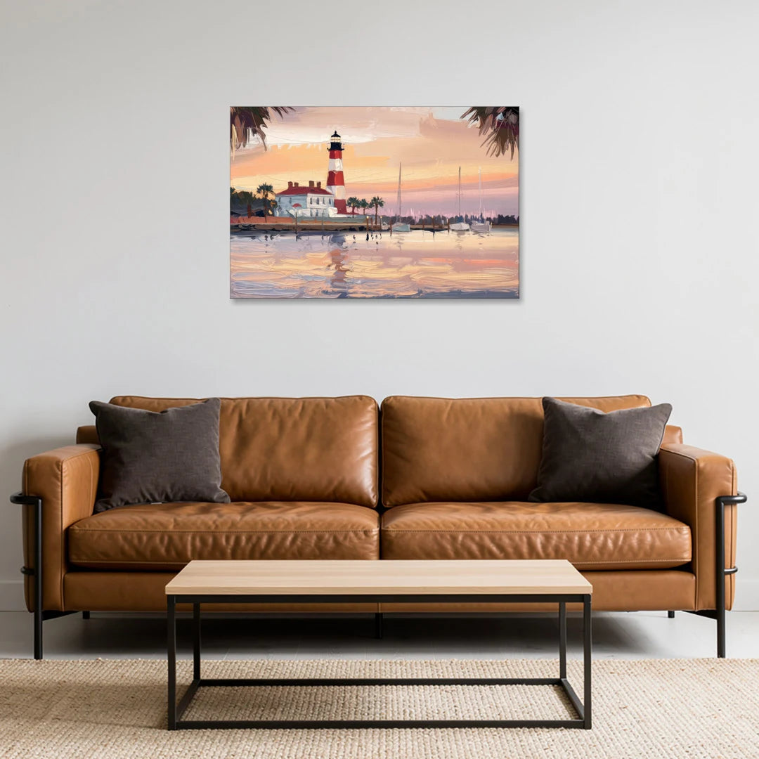 Hilton Head Island Palmetto Breeze - Canvas Wall Art - Sofa - 36x24