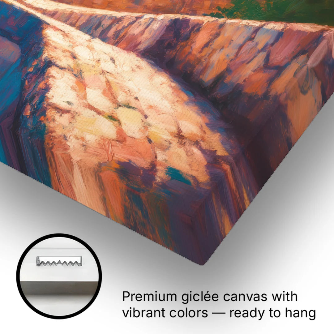Historic Fortified Walls - Canvas Wall Art - Gallery Wrap Corner