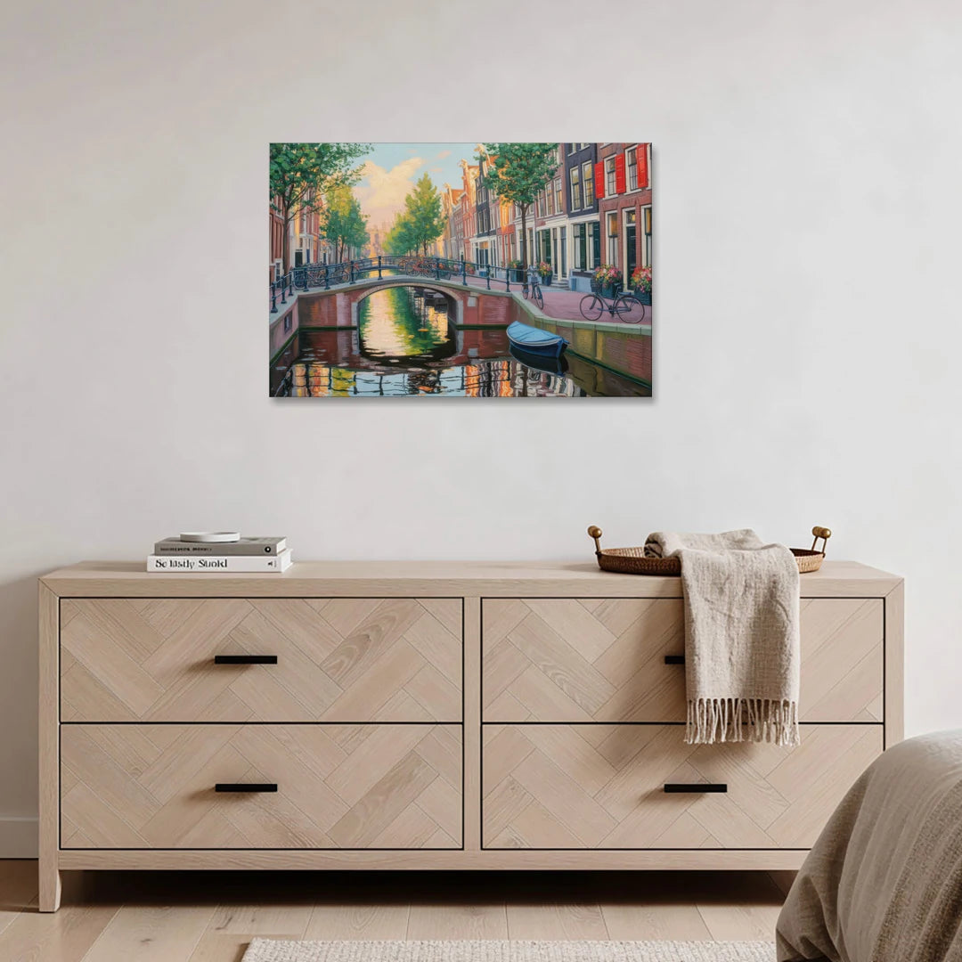 Historic Jordaan - Canvas Wall Art - Coffee Table - 36x24