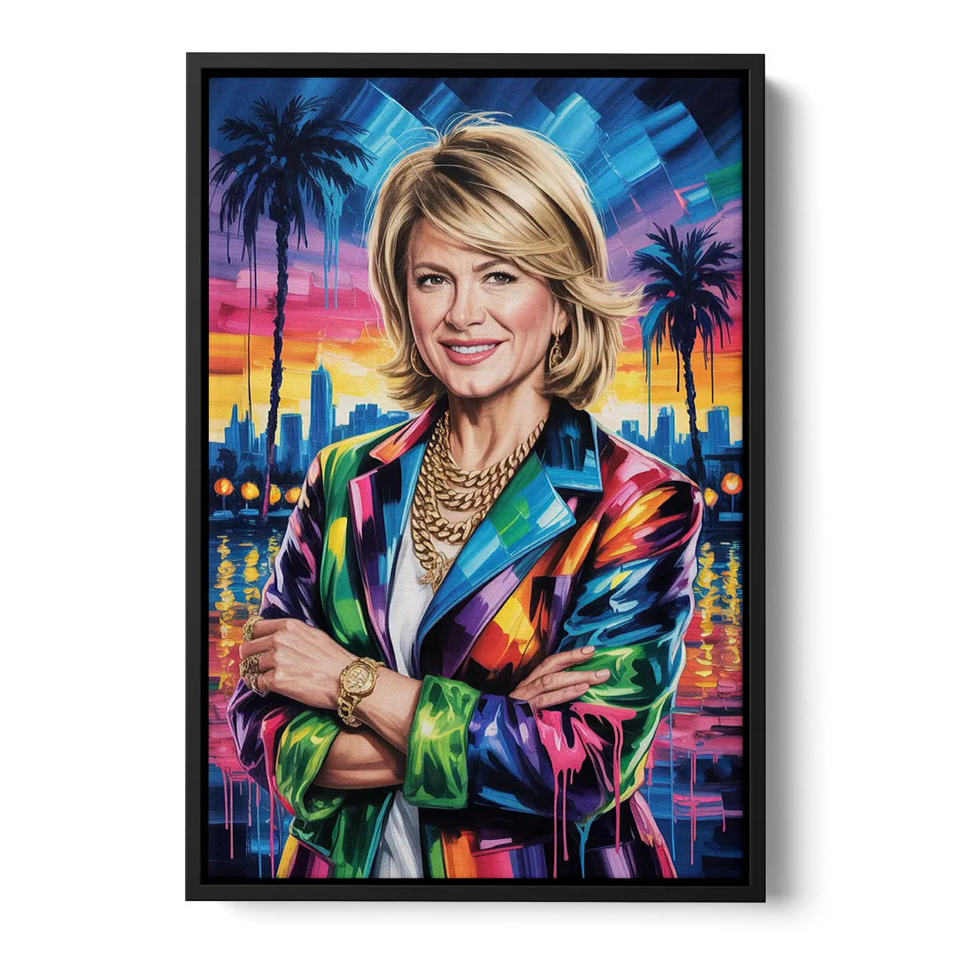 Home Glow 2.0 - Black Frame Canvas