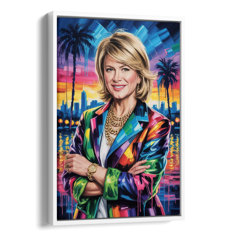 Home Glow 2.0 Side - White Canvas Wall Art