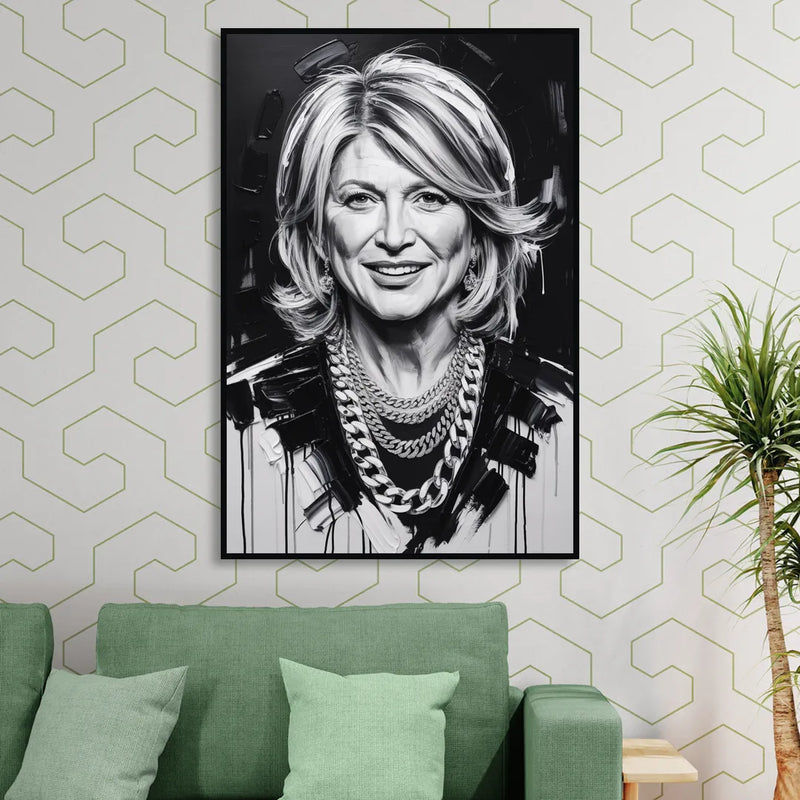 Home Glow Sitting Room - Black Canvas Wall Art