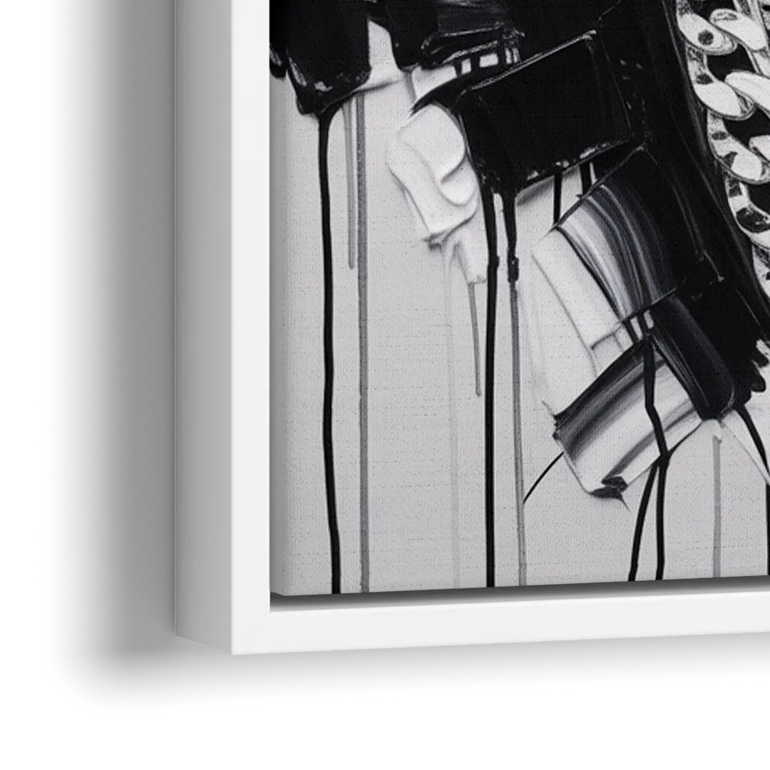 Home Glow - Close-Up White Frame Canvas