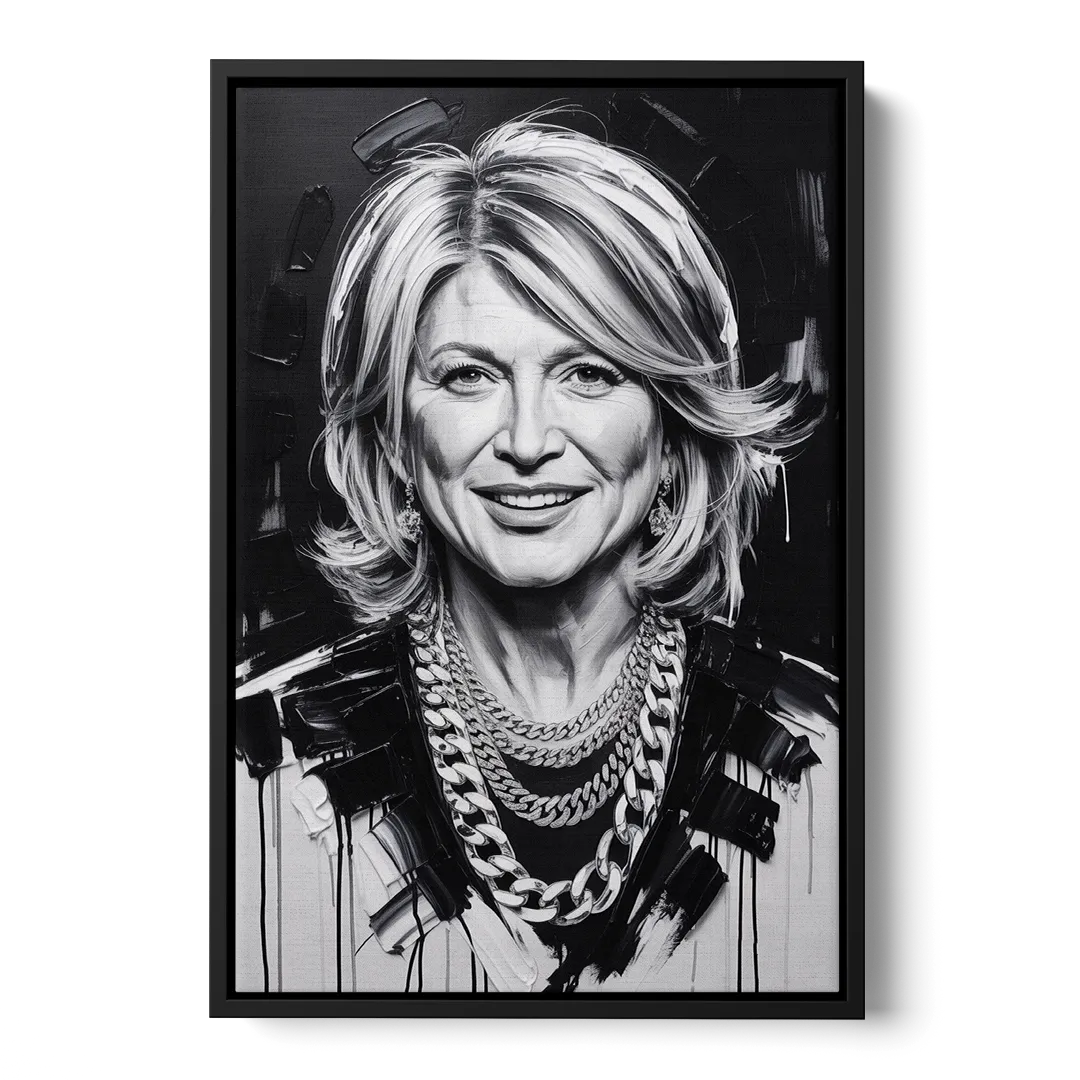 Home Glow - Black Frame Canvas