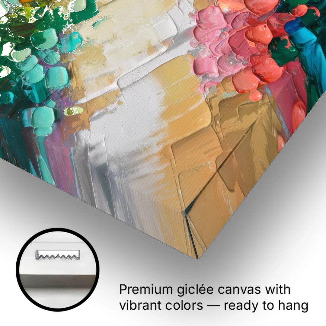 Honolulu Surfboard Vibes - Canvas Wall Art - Gallery Wrap Corner