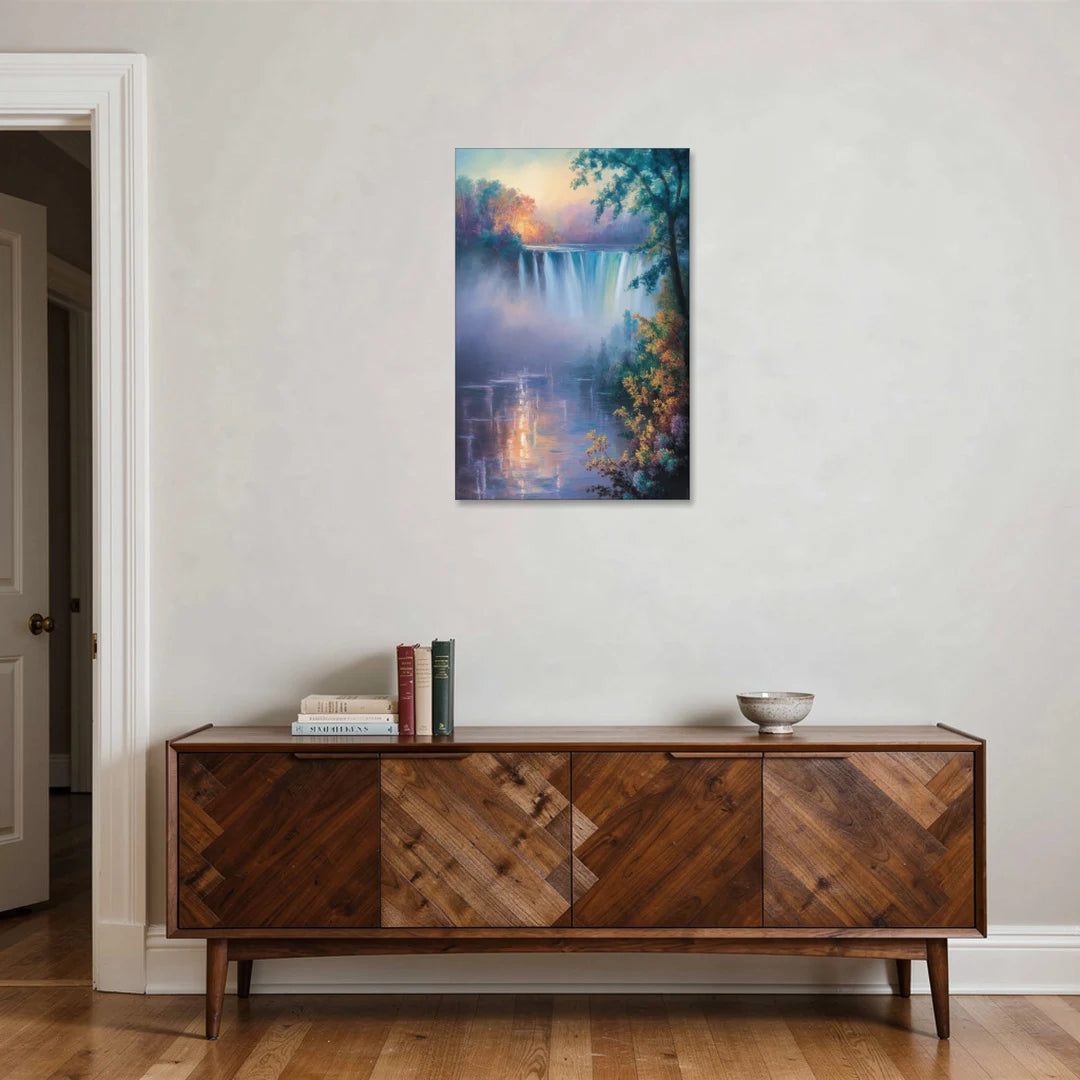 Horseshoe Falls Fog - Canvas Wall Art - Coffee Table - 24x36