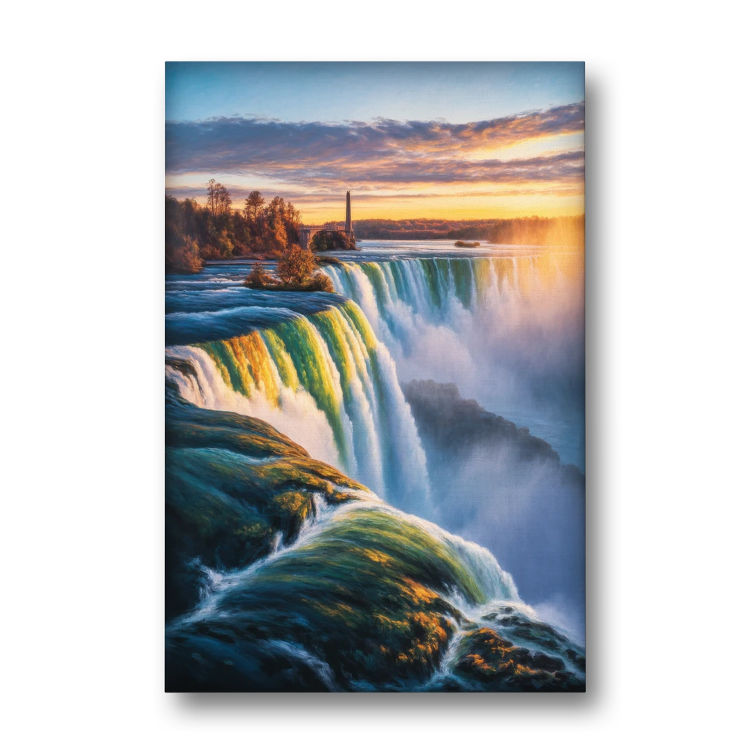 Horseshoe Falls Sunrise - Canvas Wall Art - Front