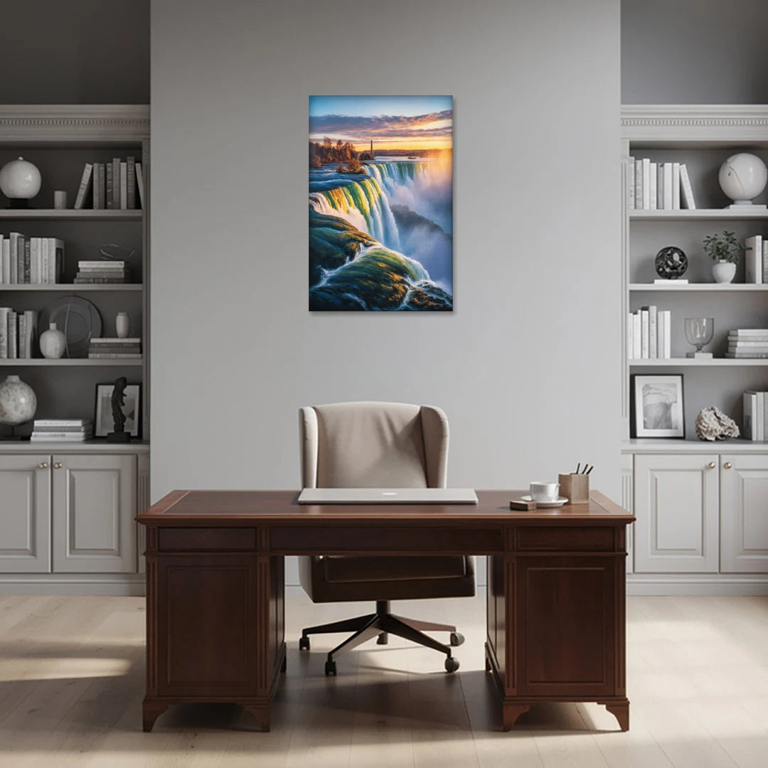 Horseshoe Falls Sunrise - Canvas Wall Art - Office - 24x36