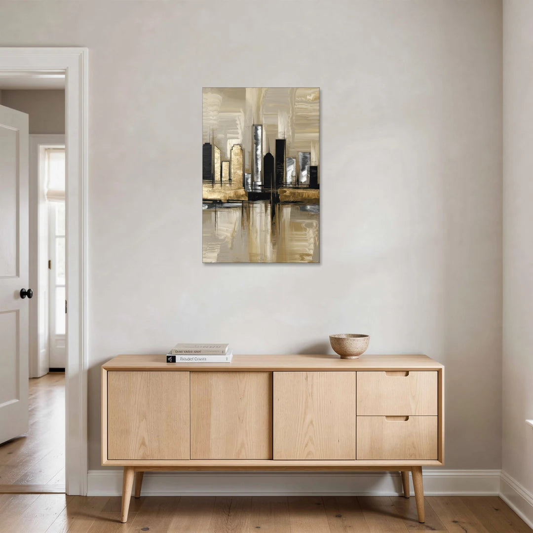 Houston Contemporary Design - Canvas Wall Art - Coffee Table - 24x36