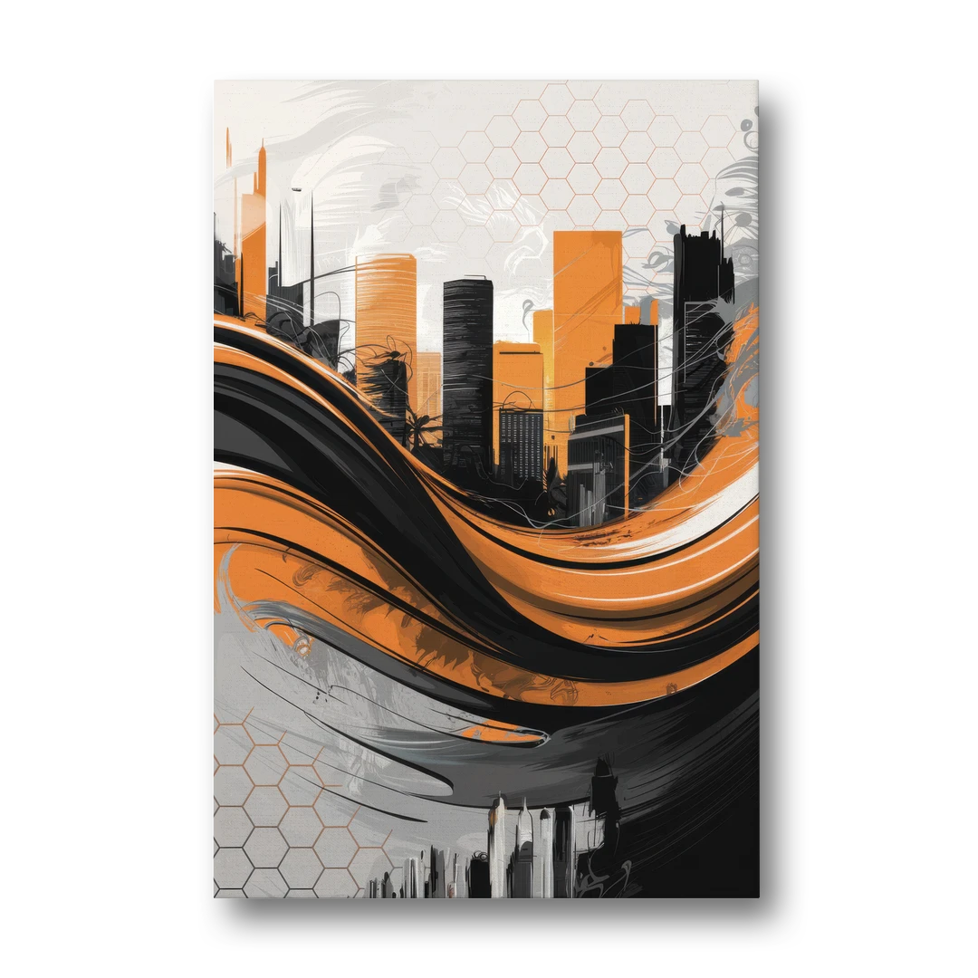 Houston Dynamo Colors - Canvas Wall Art - Front