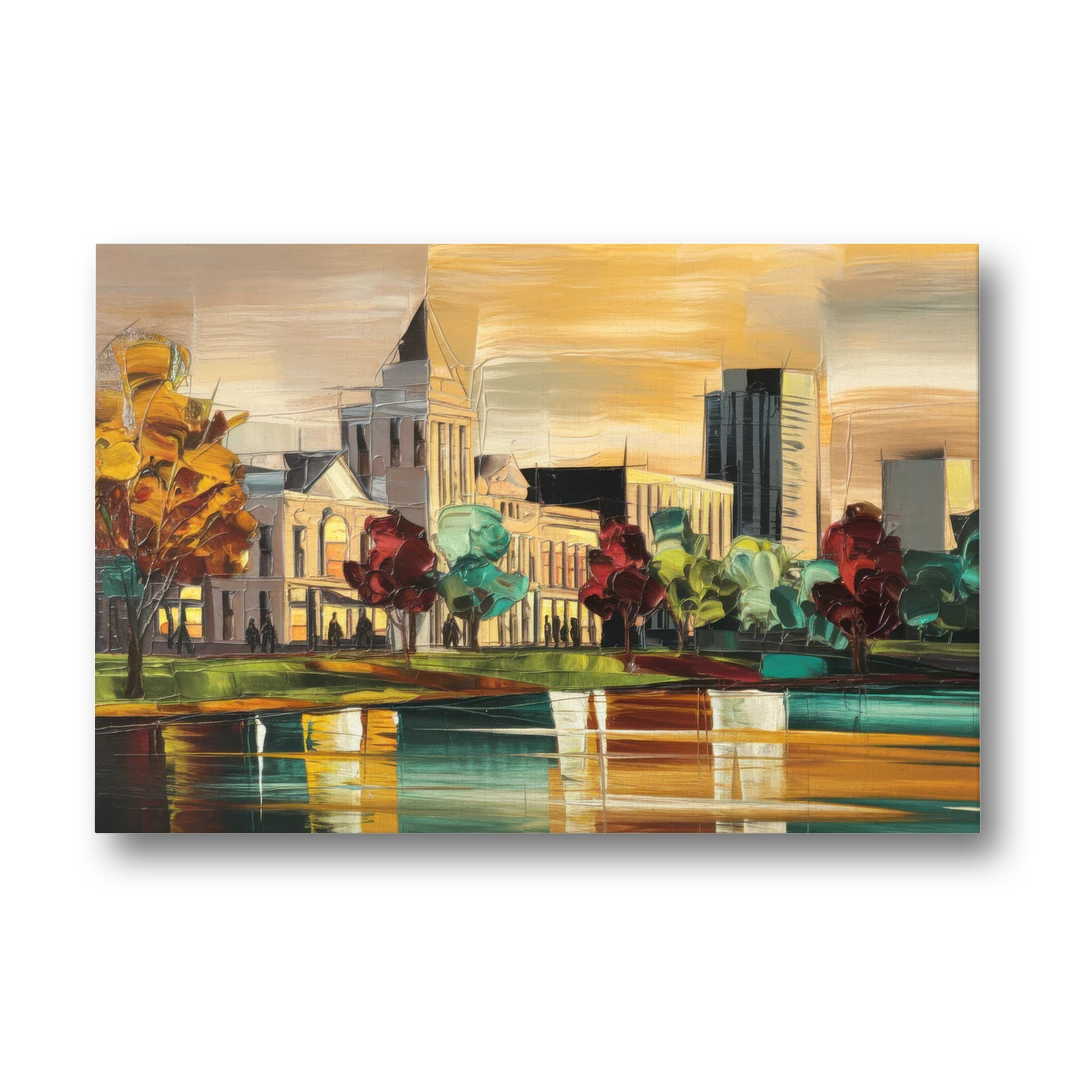 Huntsville Historic Downtown - Canvas Wall Art - Front