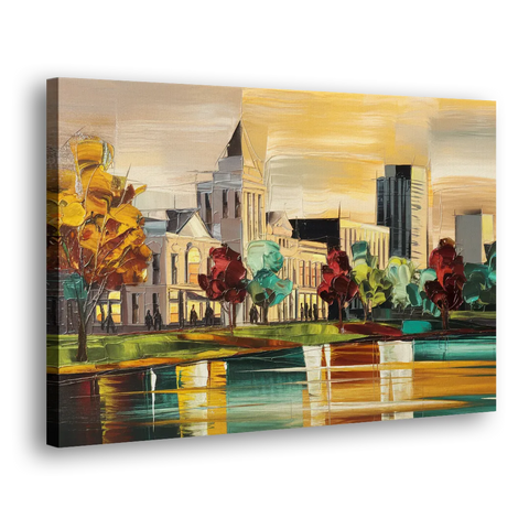Huntsville Historic Downtown - Canvas Wall Art